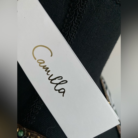 NWT - Authentic - Camilla - Silk Lace-Up Kaftan/poncho - 100% silk - OS - Picture 10 of 11